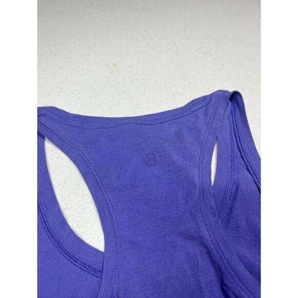 Lululemon Womens Y-Back Pruple Athletic Work Out Tank Top READ BELOW - Picture 5 of 5